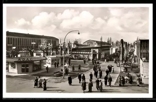 AK Frankfurt a. M., Partie am Messegelände