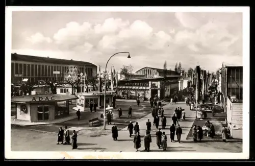 AK Frankfurt a. M., Partie am Messegelände