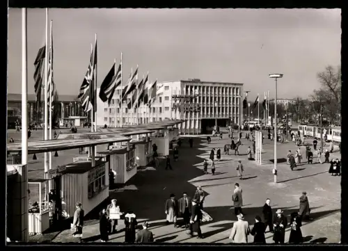 AK Frankfurt /M., Internationale Frankfurter Messe, Eingang zum Messegelände