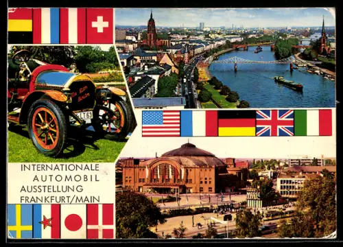 AK Auto De Dion Bouton, Internationale Automobil-Ausstellung Frankfurt, Messegelände