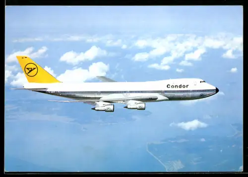 AK Flugzeug Jumbo-Jet Boeing 747 der Condor