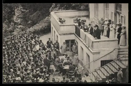 AK Huldigung der Rheinländer von Fürst Otto von Bismarck