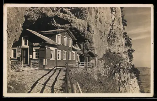 AK Wildkirchli, Gasthaus zum Wildkirchli