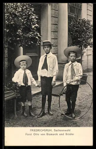 AK Friedrichsruh, Fürst Otto von Bismarck u. seine Brüder