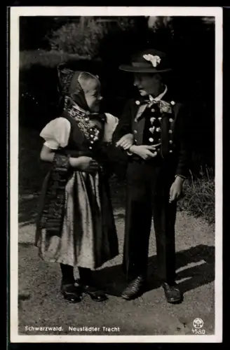 AK Neustädter Tracht, Kinder aus dem Schwarzwald