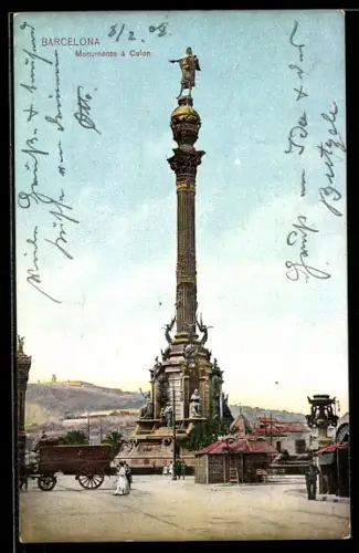 AK Barcelona, Monumento á Colon