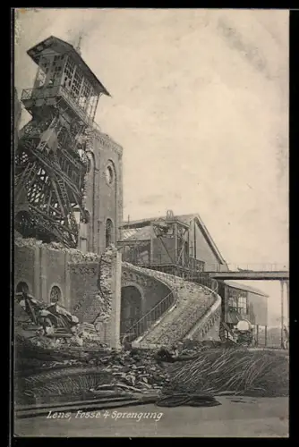 AK Lens, Fosse 4 Sprenung