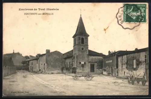 AK Fontenoy-sur-Moselle, Une rue