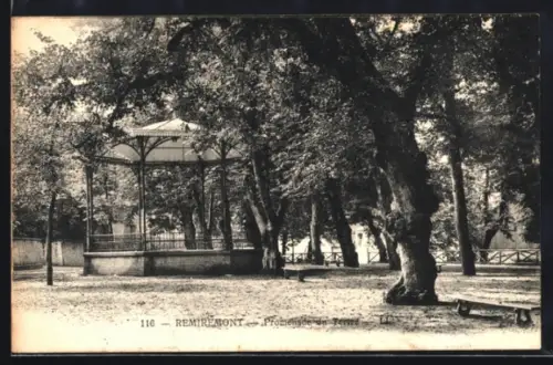 AK Remiremont, Promenade du Tertre