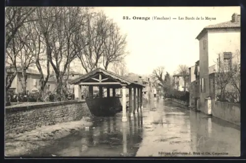 AK Orange /Vaucluse, Les Bords de la Meyne