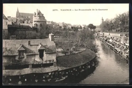 AK Vannes, La Promenade de la Garenne
