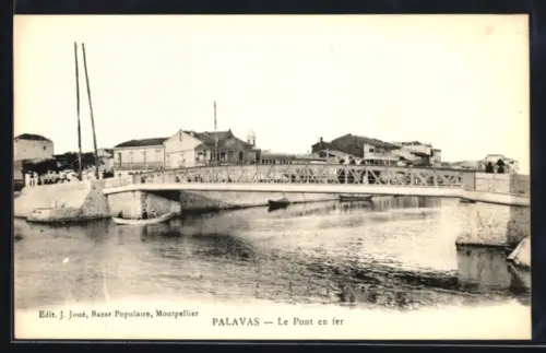 AK Palavas, Le Pont en fer