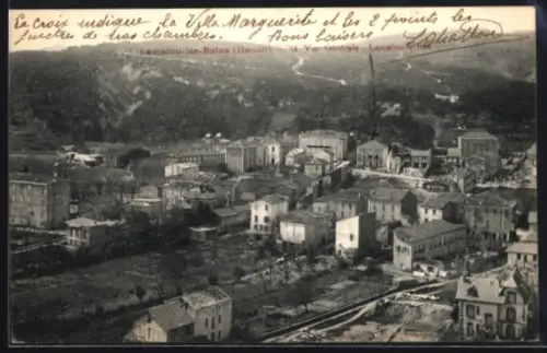 AK Lamalou-les-Bains /Hérault, Vue Générale, Lamalou-les-Bas