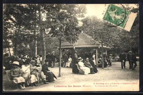 AK Lamalou-les-Bains /Hérault, La Source de l`Usclade