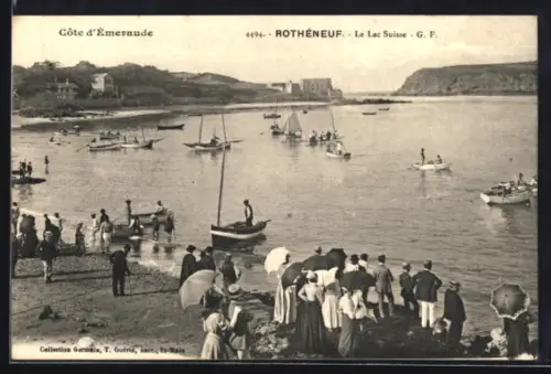 AK Rothéneuf /Côte d`Émeraude, Le Lac Suisse
