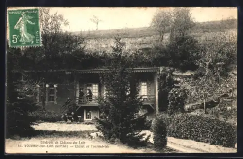 AK Vouvray-sur-Loir, Chalet de Tournebride