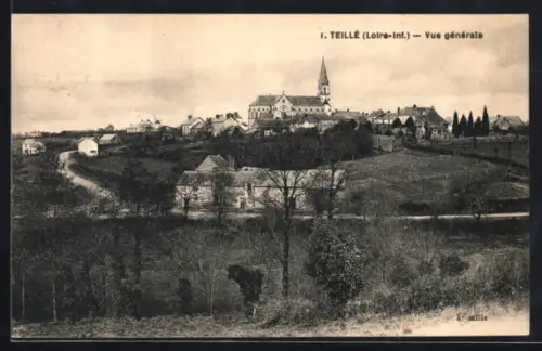 AK Teillé /Loire-Inf., Vue générale