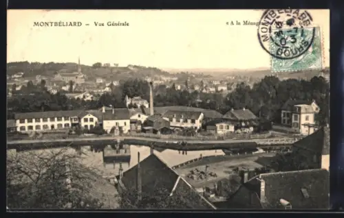AK Montbéliard, Vue Générale