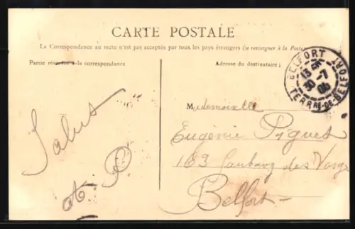 AK Montbéliard, Vue Générale