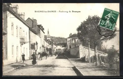 AK Baume-les-Dames, Faubourg de Besancon