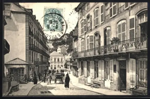 AK Plombieres /Vosges, La Rue Stanislas