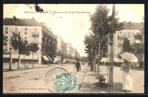 AK Chalon-sur-Saône, Boulevard de la République