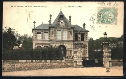 AK Le Pecq /Saint-Germain-en-Laye, La Mairie