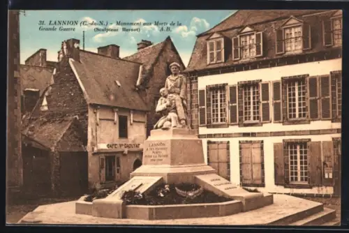 AK Lannion /C.-du-N., Monument aux Morts de la Grande Guerre