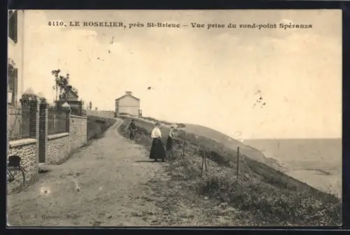 AK Saint-Brieuc, Le Roselier, Vue prise du rond-point Spéranza