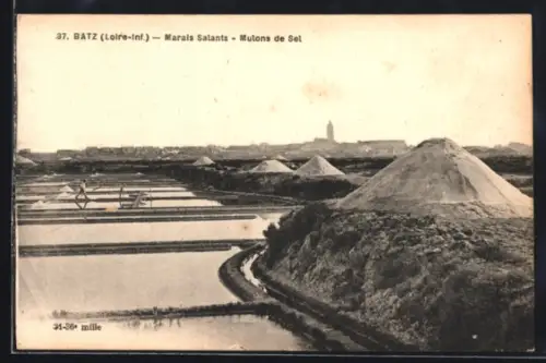 AK Batz /Loire-Inf., Marais Salants, Mulons de Sel