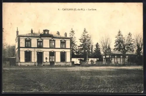 AK Caulnes /C.-du-N., La Gare