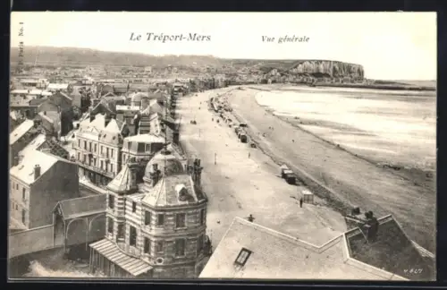 AK Le Tréport-Mers, Vue générale
