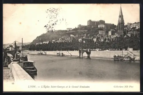 AK Lyon, L`église Saint-Georges et la Grand Séminaire