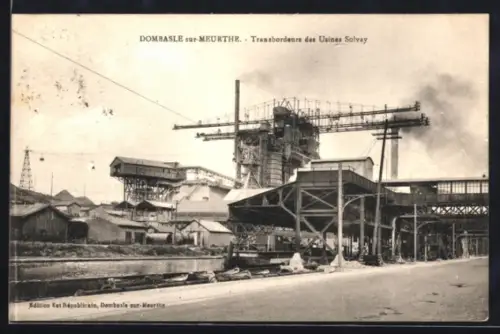 AK Dombasle-sur-Meurthe, Transbordeurs des Usines Solvay