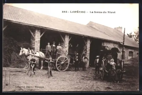 AK Lopérec, La ferme du Nivot, des personnes