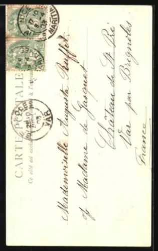 AK Nice, Rue dans l`ancienne ville