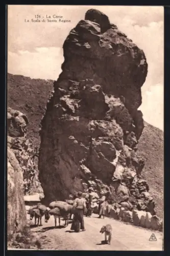 AK La Corse, La Scala dei Santa Regine