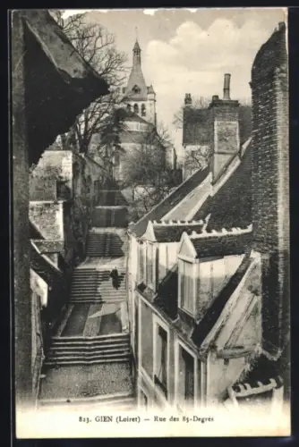 AK Gien /Loiret, Rue des 85-Degrés