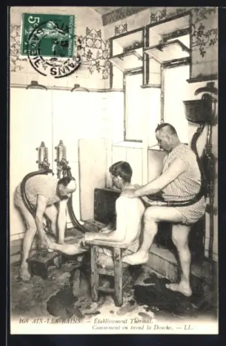 AK Aix-les-Bains, Établissement Thermal, comment en brend la Douche