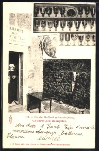 AK Ile de Bréhat /Côtes-du-Nord, Cabaret des Décapités