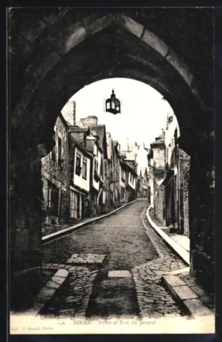 AK Dinan, Porte et Rue du Jerzual