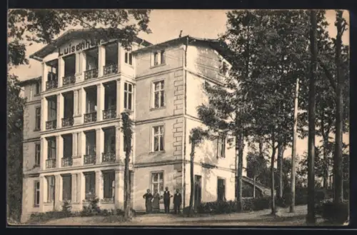 AK Zinnowitz, Hotel Luisenhof, später FDGB-Heim Clara Zetkin
