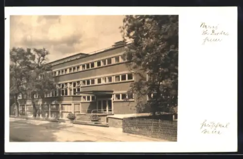 Foto-AK Jena, Ansicht vom Neuen Studentenhaus