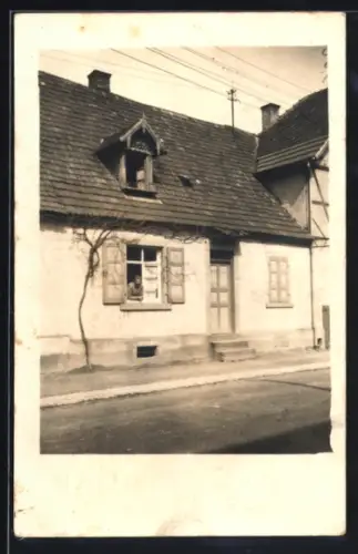 Foto-AK Graben-Neudorf, Wohnhaus in der Sofienstrasse 309