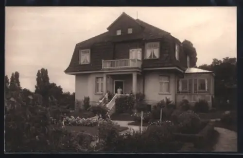 Foto-AK Mühlhausen /Thür., Haus in der Eisenacher Strasse 15