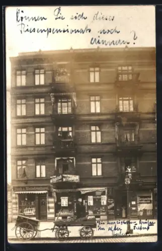 Foto-AK Hamburg-Wandsbek, Gasthof Rudolf Hauschildt 1912