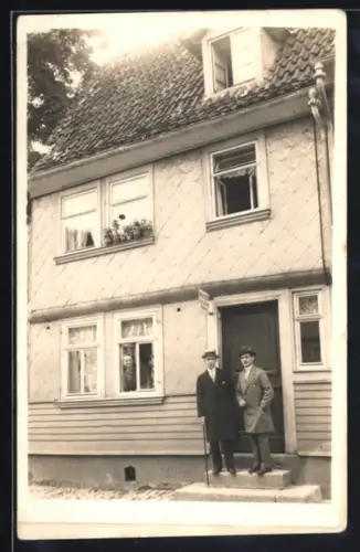 Foto-AK Mühlhausen /Thür., Spiegelgasse 28, jetzt Wahlstrasse 95