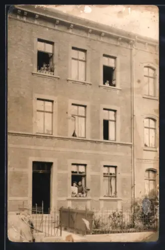 Foto-AK Mühlhausen /Thür., Wohnhaus in der Weinbergstrasse 20