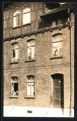 Foto-AK Mühlhausen /Thür., Wohnhaus in der Ammerstrasse 7 1924