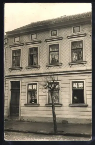 Foto-AK Mühlhausen /Thür., Wohnhaus in der Waidstrasse 8